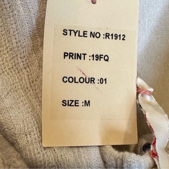 Raga Revolve Amalia Bralette in White Red Blue Win Women’s Size Medium NEW - Picture 11 of 13